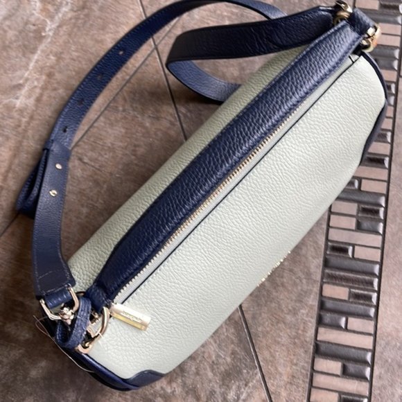 Kate Spade Pebbled Leather Crossbody Bag Light Pistachio Multi - Picture 4 of 16